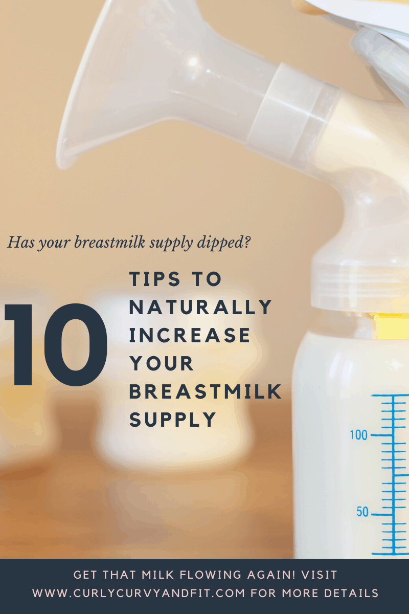 10 tips to naturally increase your breastmilk sup