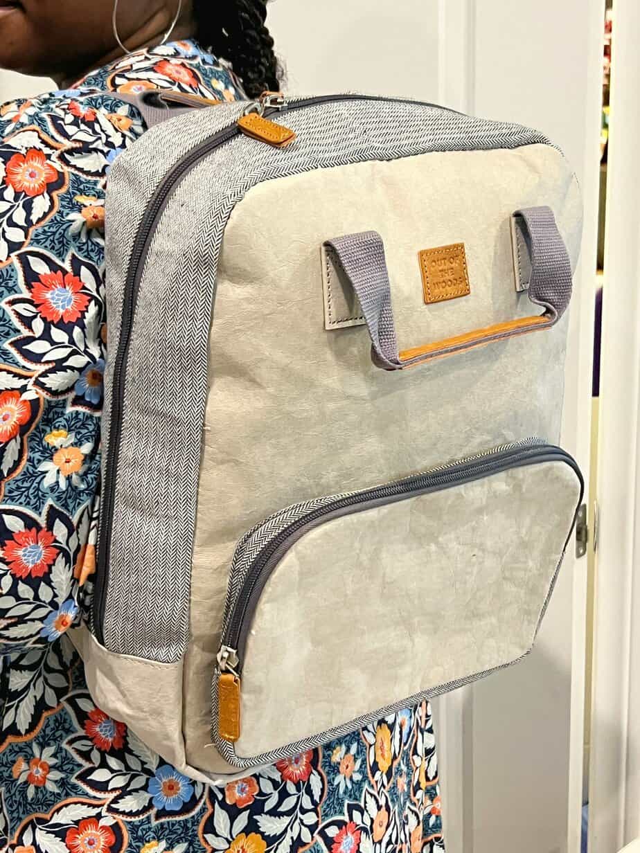 sustainable bag paper backpack